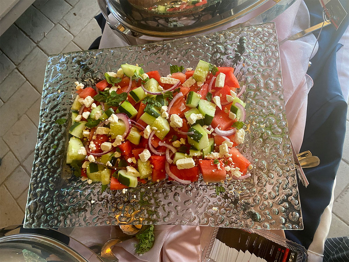 Photo of fruit salad at a baby shower