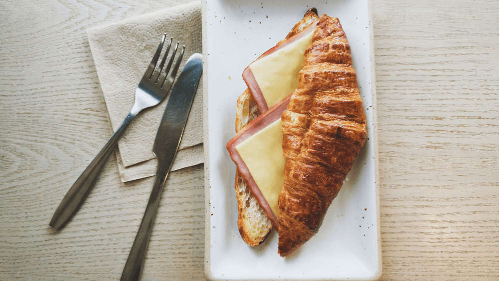 Ideas for Easter Dinners - Ham and Cheese Croissant- Bitefull 