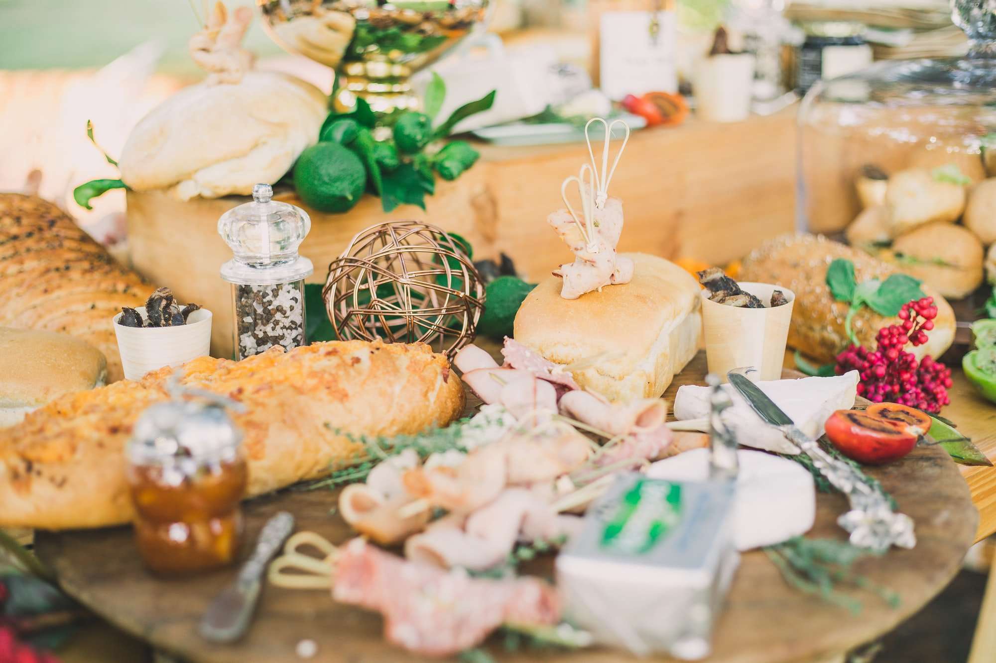 Assorted Deli Cuts And Bread On A Brown Wooden Tray 4d288ca74f722747cc5611027c9e629e 2000Creative Backyard Wedding Menu Ideas For Your Special Day