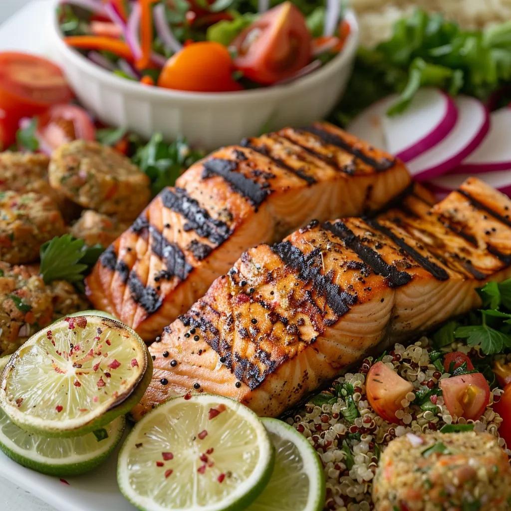 Back to School Dinner Ideas for Educational Events 7 Healthy dinner options including grilled salmon and quinoa salad for school events